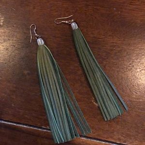 Olive green earrings!